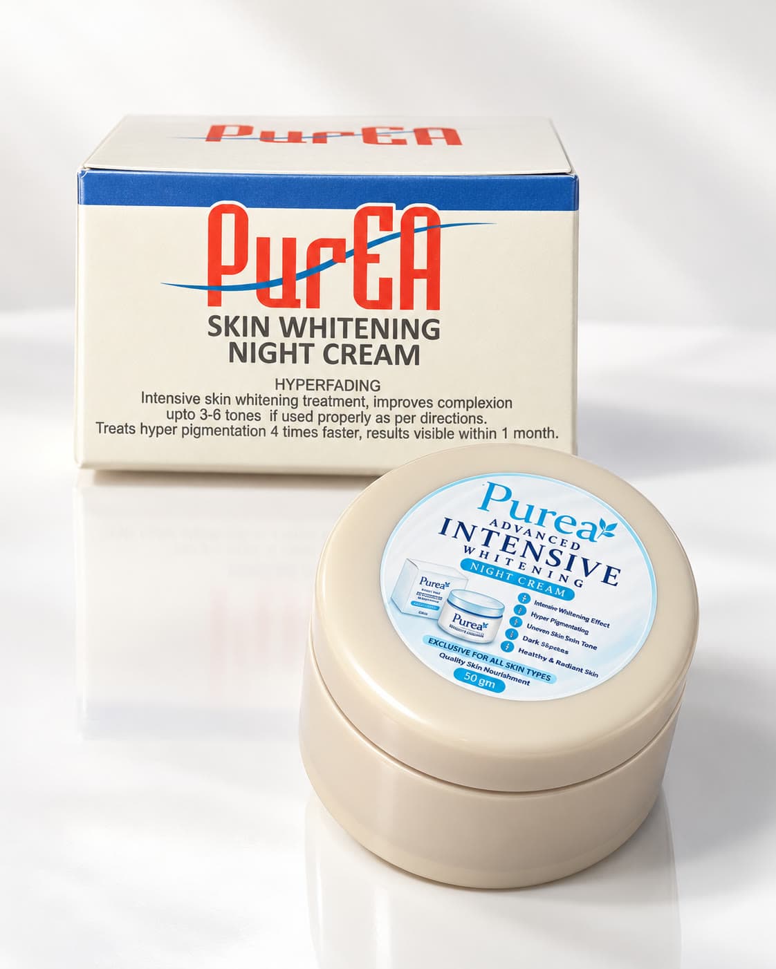 Pure EA Advance Face Intensive Brightening Night Cream, front view